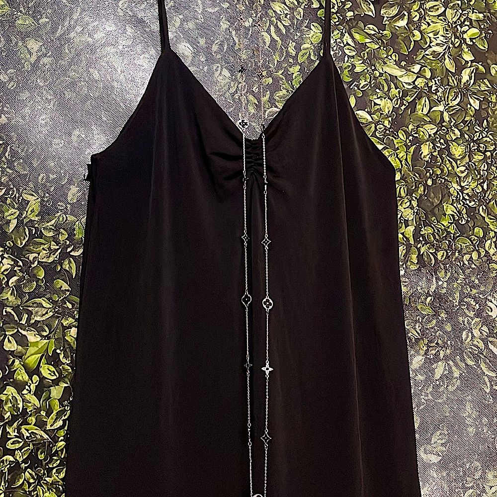 Bershka Black Sexy Sheath Midi Dress Spaghetti Strap Looks Amazing On - Picture 7 of 15